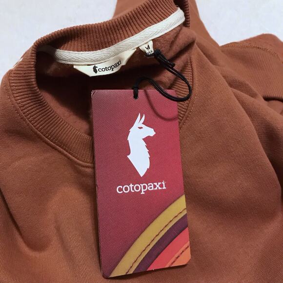 Cotopaxi NWT Fleece Lined Rust Sweatshirt Women M - Picture 9 of 11